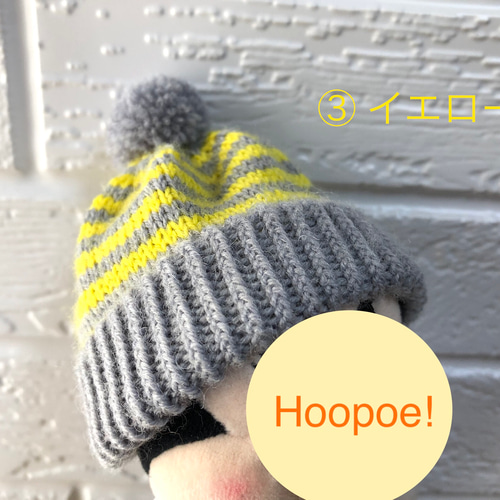 カラーオーダー⭐︎受注制作 】ミニサイズ ボーダーニット帽《 小さな