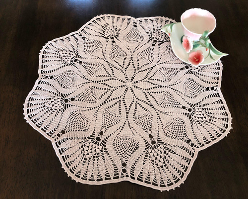 ハンドメイド レース編みドイリーNo.7 その他インテリア雑貨 Kazoo