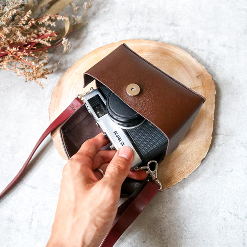 本革 サイズオーダー レザーカメラケース [受注生産] ◇ デジカメ