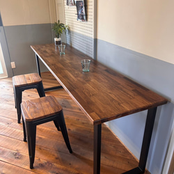 大ヒット商品！！あなただけのカウンターテーブルロ型アイアン脚 1800