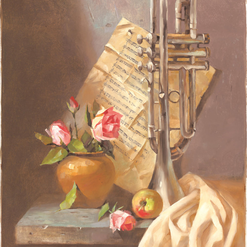 高品質 絵画（油絵）美術品 油彩 静物画 職人手作り 絵画 ww 通販