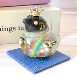 勾玉 白キツネ(青) オルゴナイト・蓄光 その他アート coto 通販