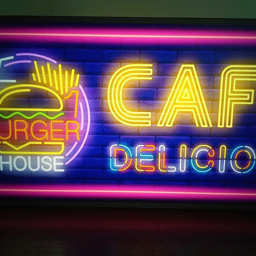 アメリカン CAFE カフェバー コーヒー 喫茶店 ファストフード サイン