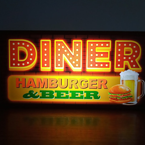 ダイナー ビール アメリカン ハンバーガー ファーストフード