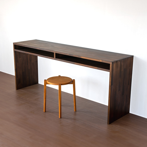 現品処分品 木製ダークブラウンカウンターテーブル 現品処分品 木製