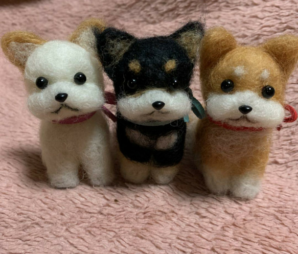注文製作】羊毛フェルトハンドメイド柴犬ちゃん 羊毛フェルト moemo