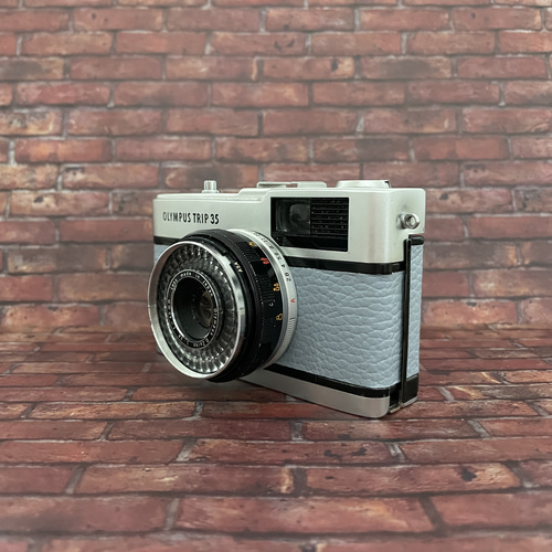 整備済・保証付】オリンパス TRIP35 フィルムカメラ｜くすみブルーの本