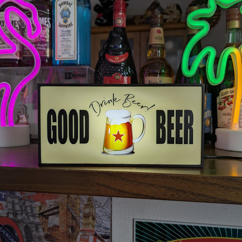 アメリカン レトロ ビール パブ スナック 居酒屋 カフェ バー サイン