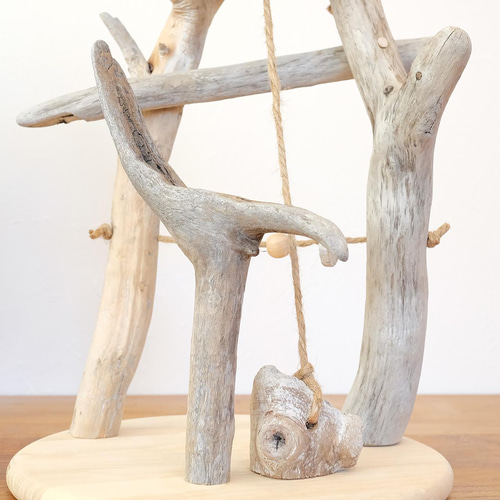 縦型流木バードアスレチックM おもちゃ・ペット小物 Driftwood and