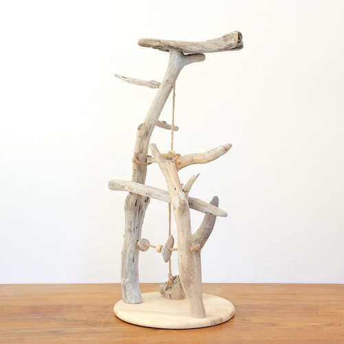 縦型流木バードアスレチックM おもちゃ・ペット小物 Driftwood and