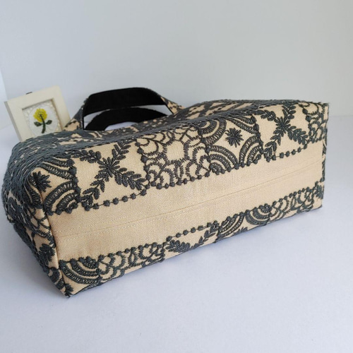 SALE ミナペルホネン forest tile ベージュ 2wayパニーニ風 ショルダー