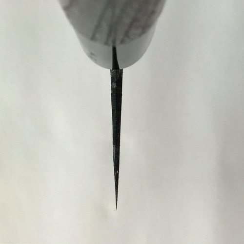 月光作 青紙2号 黒打 切付包丁 180㎜ #1463 焼栗柄 包丁・ナイフ