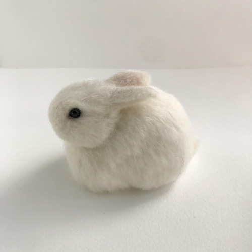 もふっとまるっとうさぎさん〜 うさぎ 羊毛フェルト ネザーランド