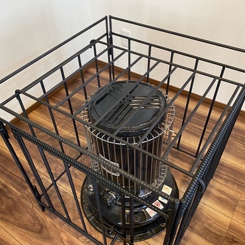 トヨトミ ks-67hストーブガード 黒 手作り その他インテリア雑貨