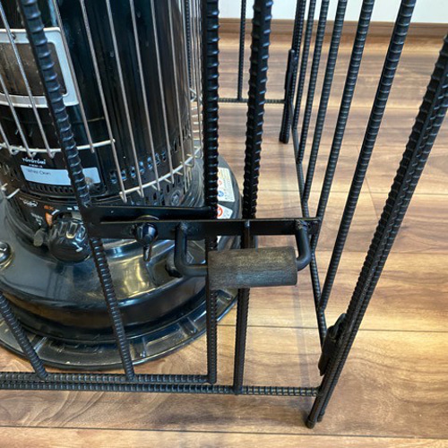 トヨトミ ks-67hストーブガード 黒 手作り その他インテリア雑貨