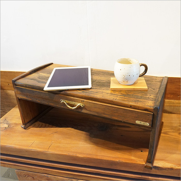 小さな 文机 アンティーク 和風 リメイク おしゃれ 勉強机 木製 昭和