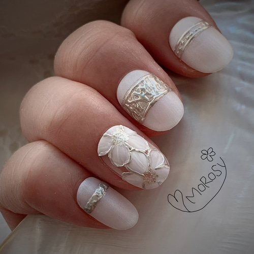 MOROSY191☆ブライダル ハワイアンジュエリー ウェディング 花 マット