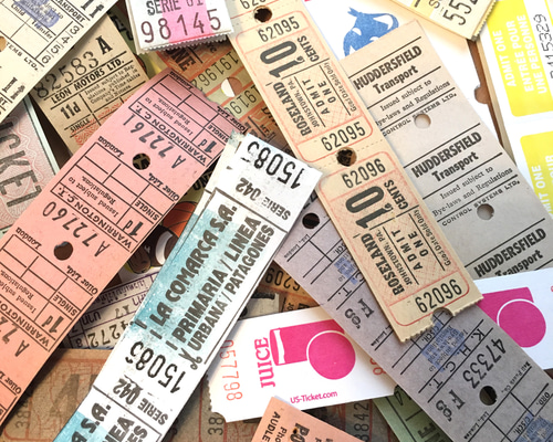 海外チケット束5個 イギリスばらチケット8枚 ヴィンテージ鉄道荷物札13