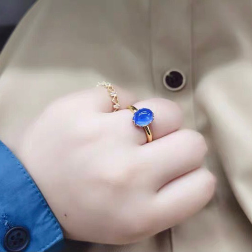 矢車菊 コーンフラワー 人工サファイア ヴィンテージ ブルー オールド