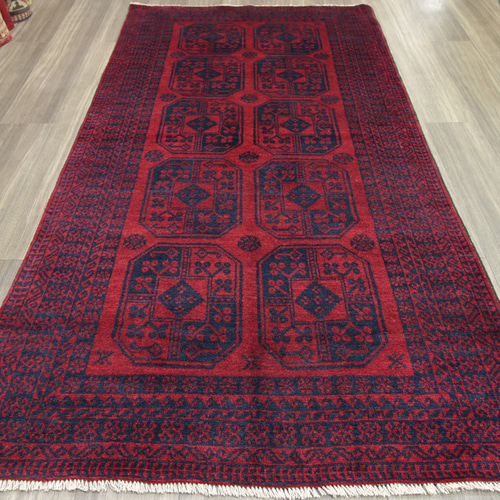 NEW トルクメン絨毯 手織り絨毯 部族絨毯 トライバルラグ アクセント