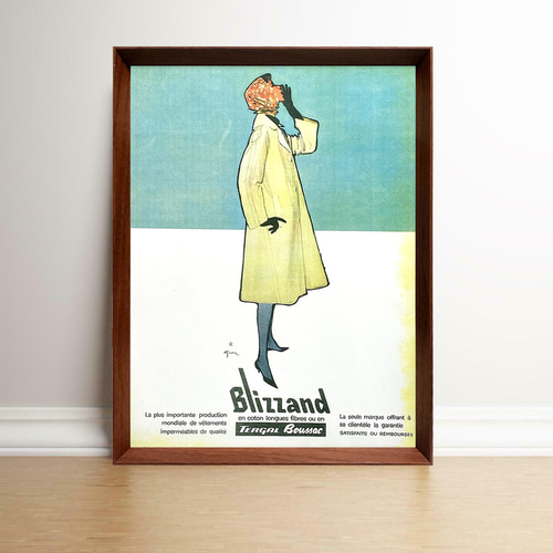 ルネ・グリュオー トレンチコート 1960年代 フランス雑誌 ビンテージ