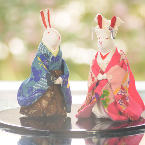ひな祭り用つるし雛(2026-4うさぎ) ひな祭り用つるし雛(2026-4うさぎ)