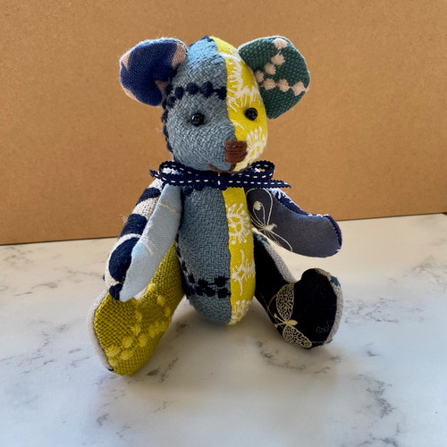 ミナペルホネンのファブリックを使ったベア ぬいぐるみ noel+ 通販