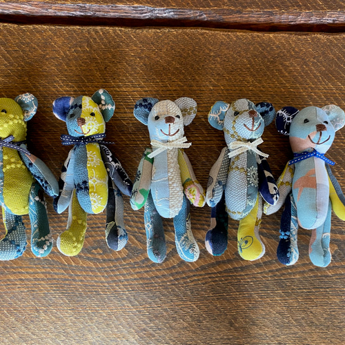 ミナペルホネンのファブリックを使ったベア ぬいぐるみ noel+ 通販