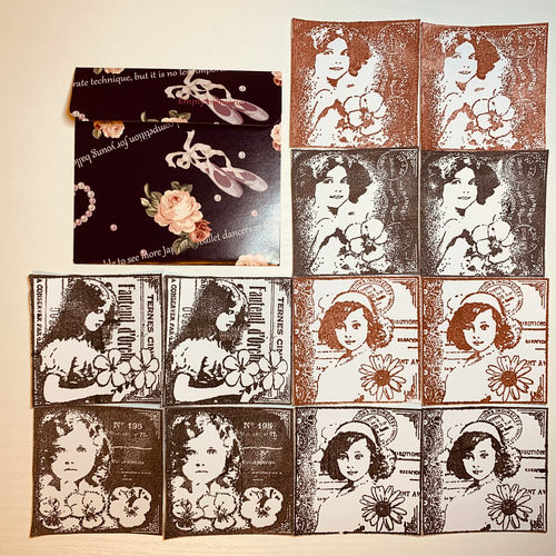 おすそ分け蛇腹ファイル♡ 洋書・コラージュ素材180点以上！シート