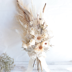 ナチュラルブーケXL ユーカリホワイト ウェディング 結婚式 ドライ