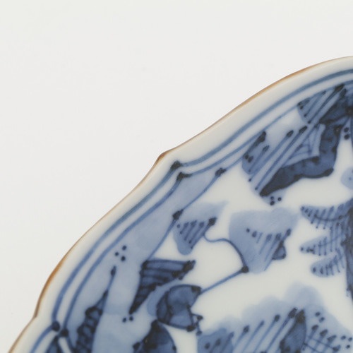 輪花染付祥瑞捻り紋7寸皿 約20.5cm 中皿 ittou 通販 14884804