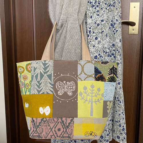 ミナペルホネン Lサイズ パッチワーク トートバッグ トートバッグ
