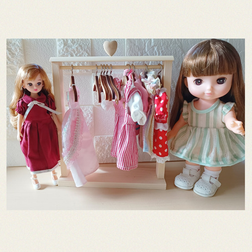 ドールラック ドールクローゼット ドールハンガー 人形 Doll ドール用