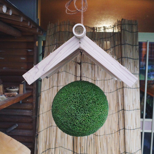 杉玉 40cm 吉野杉 つくりたて（杉玉のみ） その他インテリア雑貨 萩原