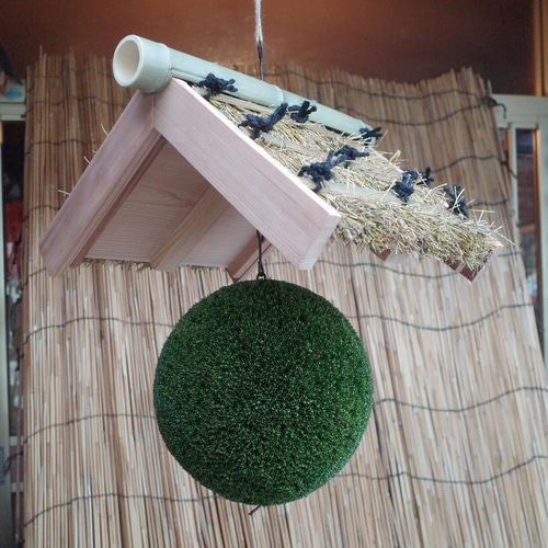 杉玉 40cm 吉野杉 つくりたて（杉玉のみ） その他インテリア雑貨 萩原