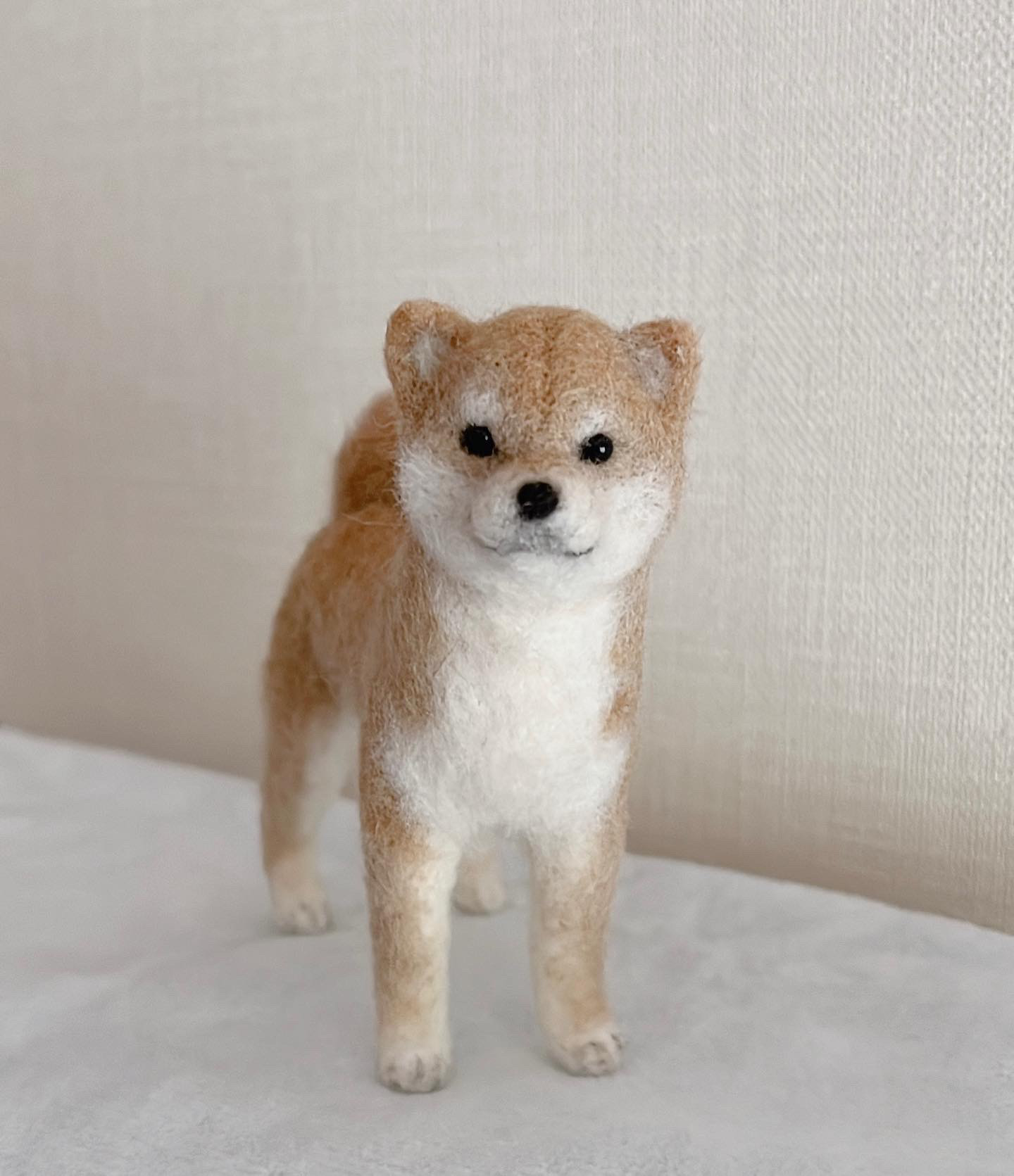 柴犬 羊毛フェルト 獅子舞犬 ハンドメイド 羊毛フェルト 柴犬
