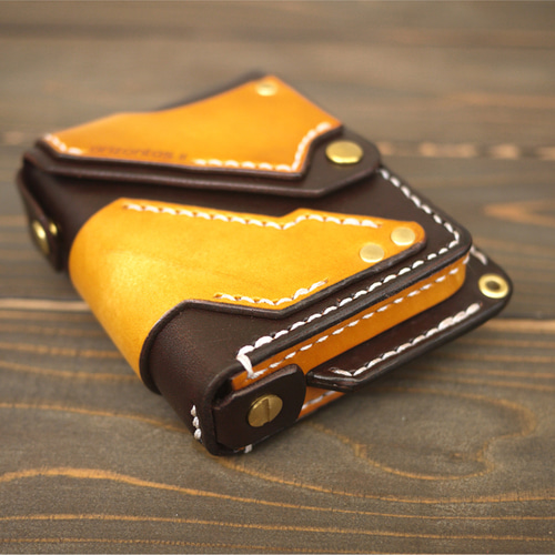 orizontas11 タバコケース シガレットケース スチームパンク 牛革