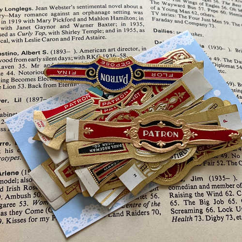 ビンテージ シガーバンド・アソート☆30枚入【mc】 その他素材 makita3