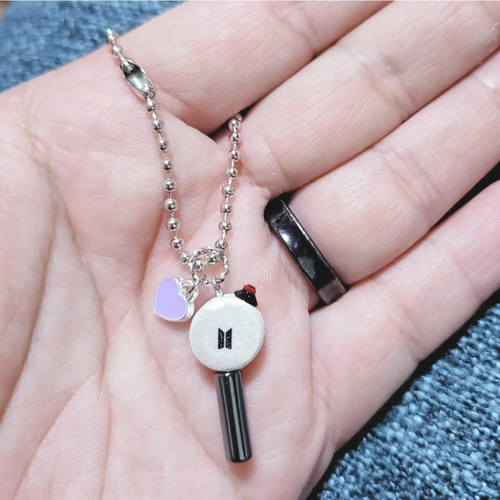 ミニアミボムキーホルダー(ボールチェーン)【BTS 】 その他