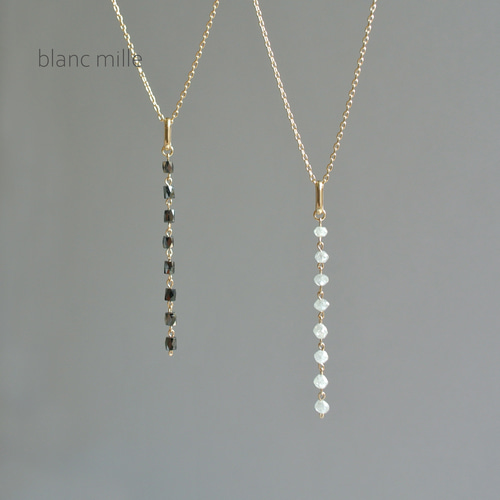 No.1825○*極小ダイヤモンド8 K18ペンダントトップ ○*18金 ブラック