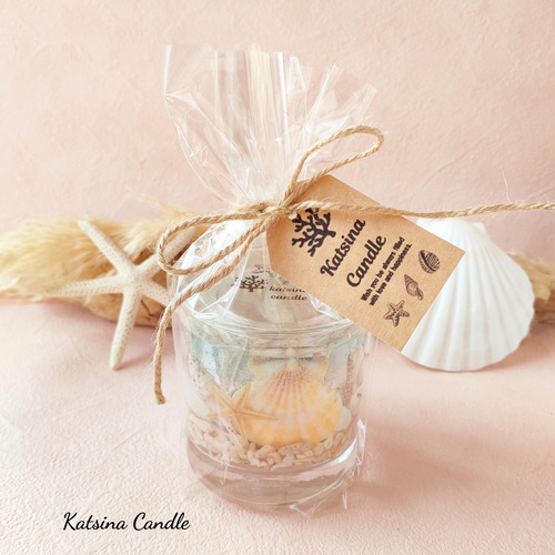 ハワイ精油 / 海のキャンドルホルダー / ～ lani kai ～ キャンドル