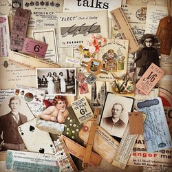 セピア系】紙もの60点セット(海外アンティーク＆ヴィンテージ) その他