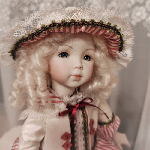 ビスクドール シルクボディ シルクワンピース モダンドール 10インチ