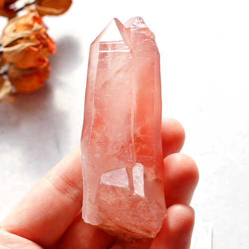 ディープピンクレムリアンシード ディアマンティーナ産 大きめ ワンド