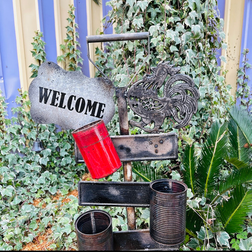 手作りのガーデンピック（スコップ型） ガーデンオーナメント