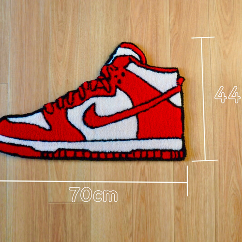 ナイキ スニーカーラグマット カーペット・絨毯・ラグ・マット Yondo