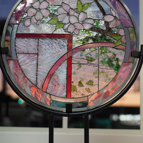 さくら 2023」ステンドグラス パネル 桜 その他インテリア雑貨