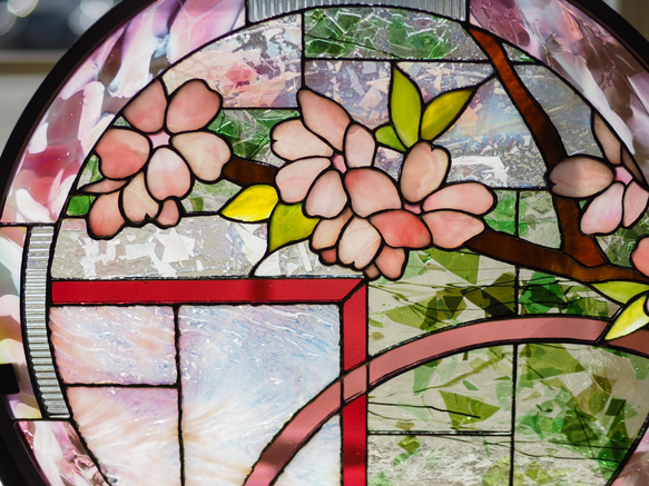 さくら 2023」ステンドグラス パネル 桜 その他インテリア雑貨