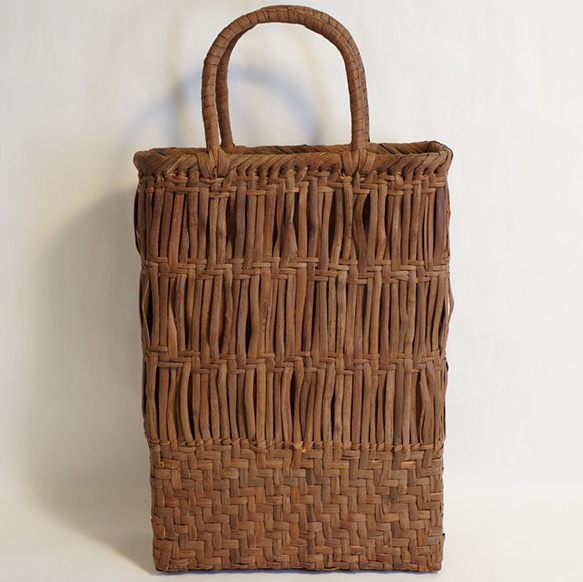 山葡萄 かごバッグ 籠 バッグ パソコン入れ 一番皮 網代編み かご