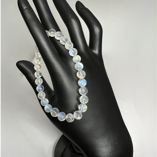 高品質 5A ホワイトラブラドライト（レインボームーンストーン